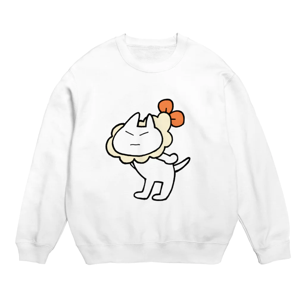 コットンさんの森のからっと揚げてよ Crew Neck Sweatshirt