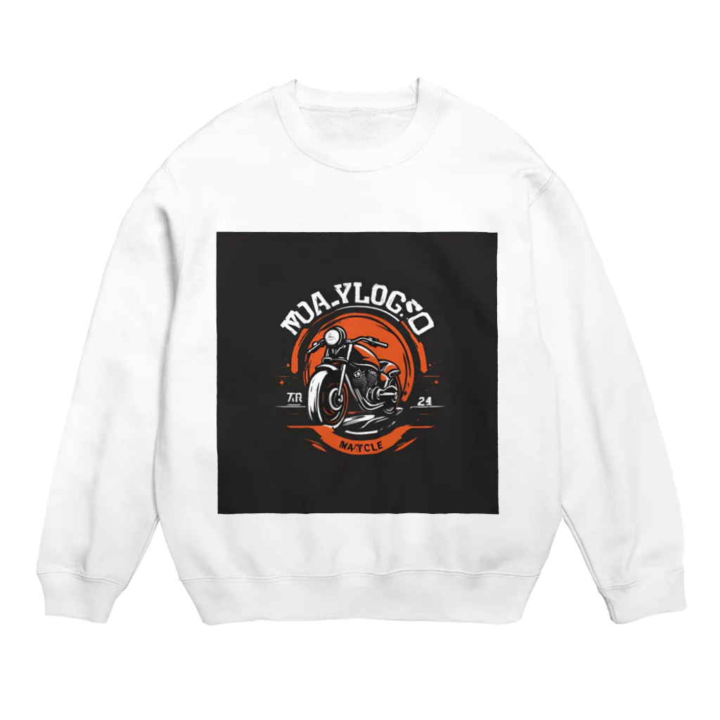 the blue seasonのMAYCYCLE - バイク文化の新風を告げるオートバイロゴ Crew Neck Sweatshirt