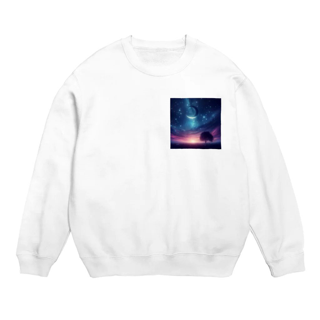 cocoraion1524の星空 Crew Neck Sweatshirt