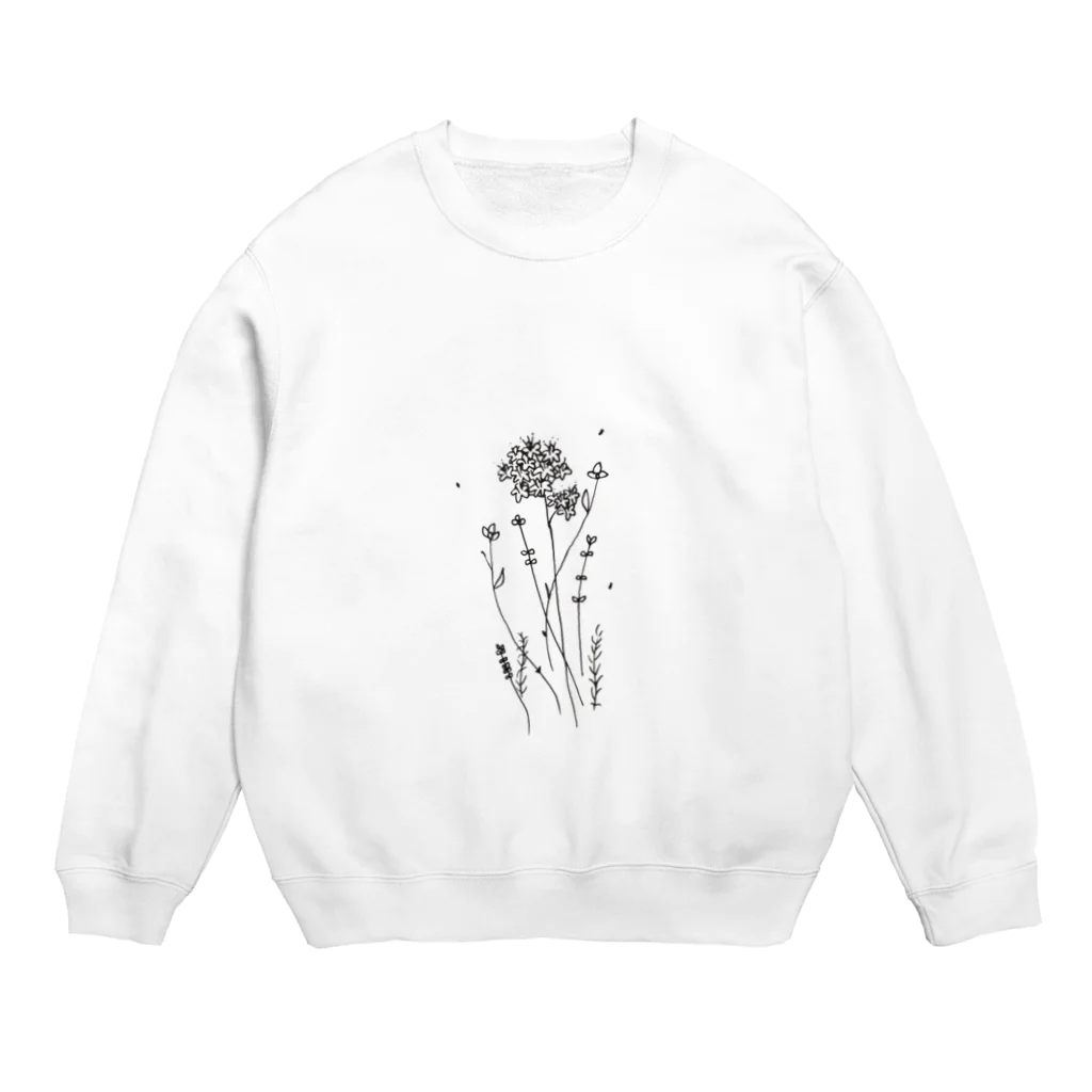 fujimiの草花 Crew Neck Sweatshirt