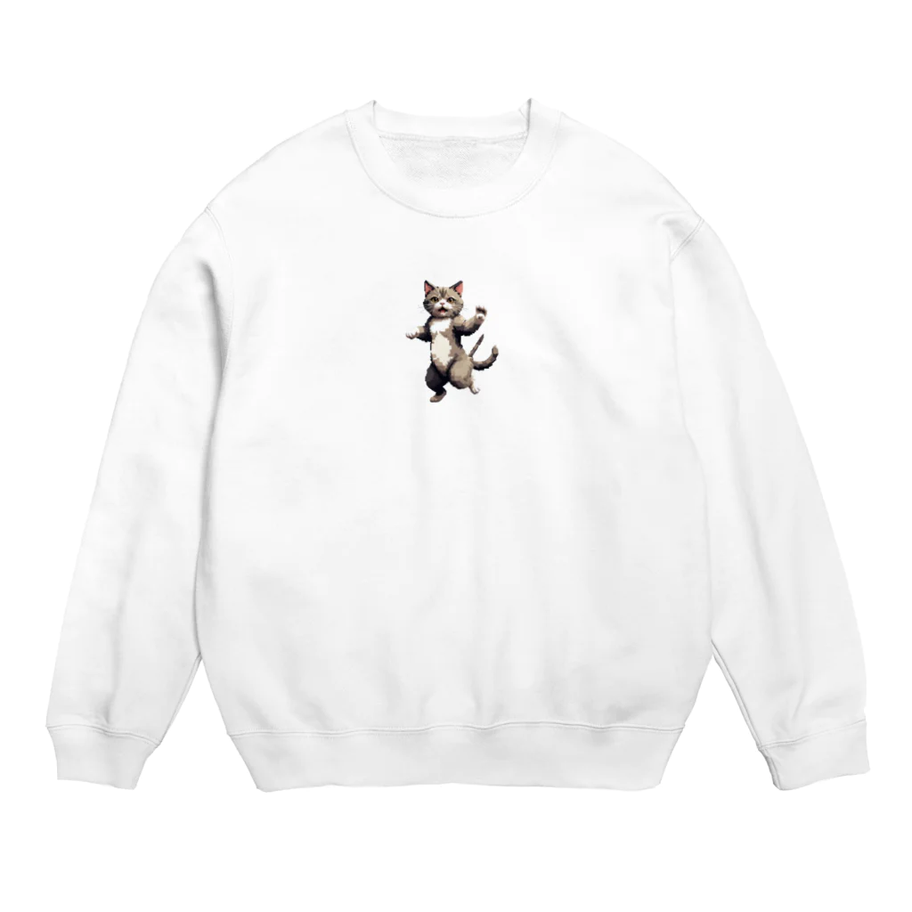 踊る猫たちのオドルキャット Crew Neck Sweatshirt