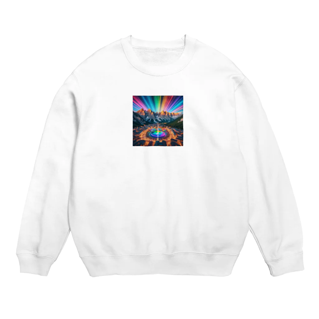 ir700の虹の風 Crew Neck Sweatshirt