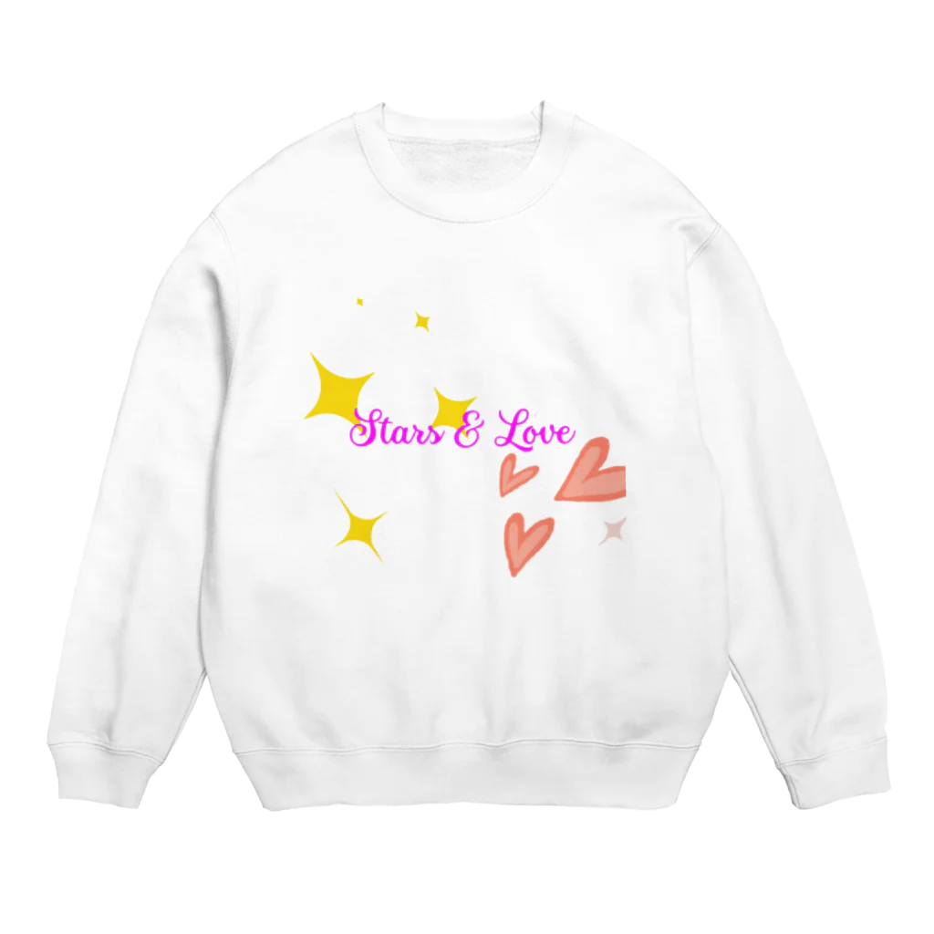 あすたんしょっぷのかわいいロゴふちなしver. Crew Neck Sweatshirt