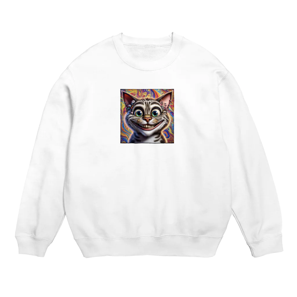 crazy_x_crazyのクレイジーキャット Crew Neck Sweatshirt