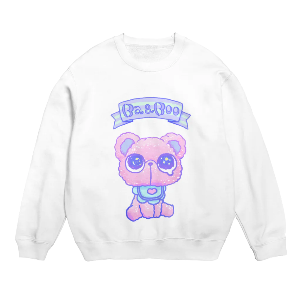 Ba&Booの泣きむし小ぐま Crew Neck Sweatshirt