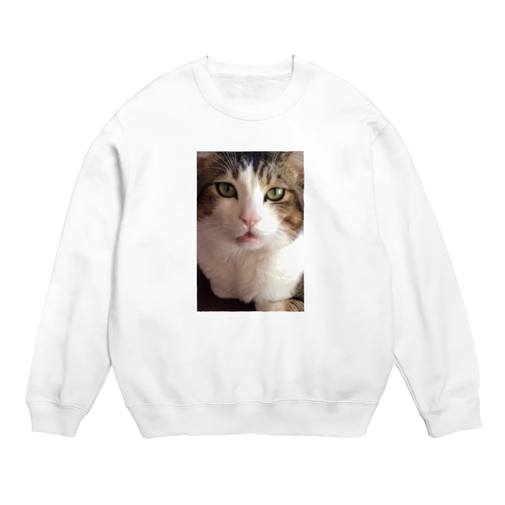 ひーこの猫 Crew Neck Sweatshirt