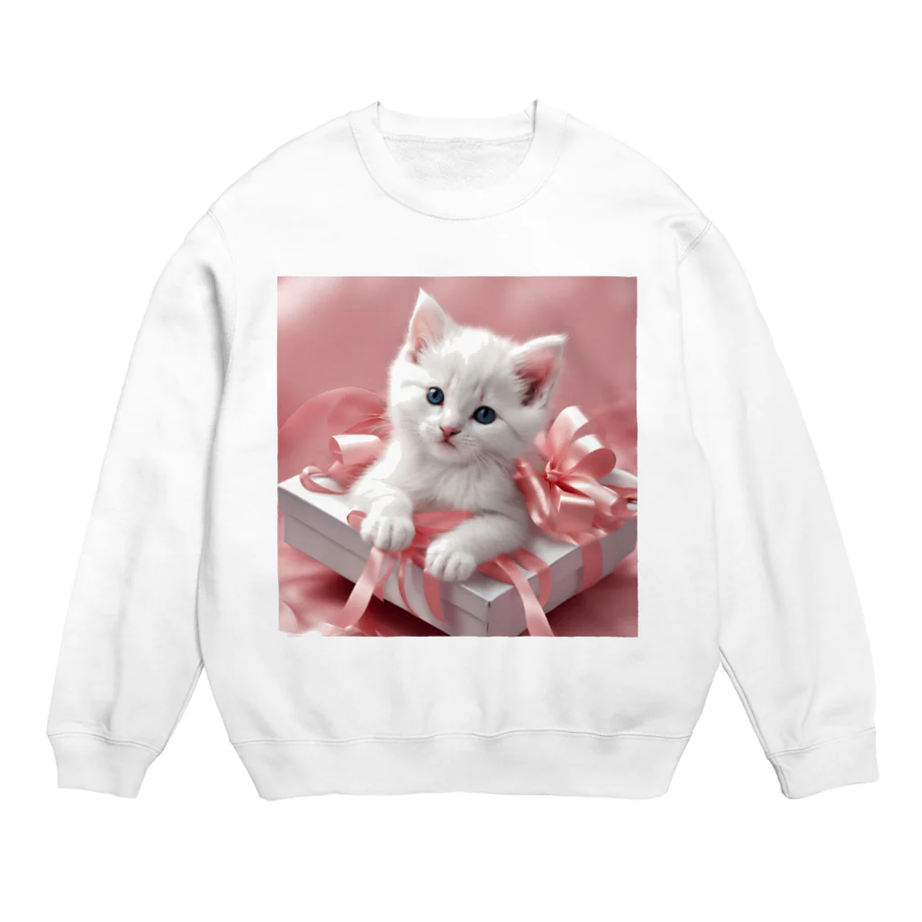 coco...の姫ねこ Crew Neck Sweatshirt