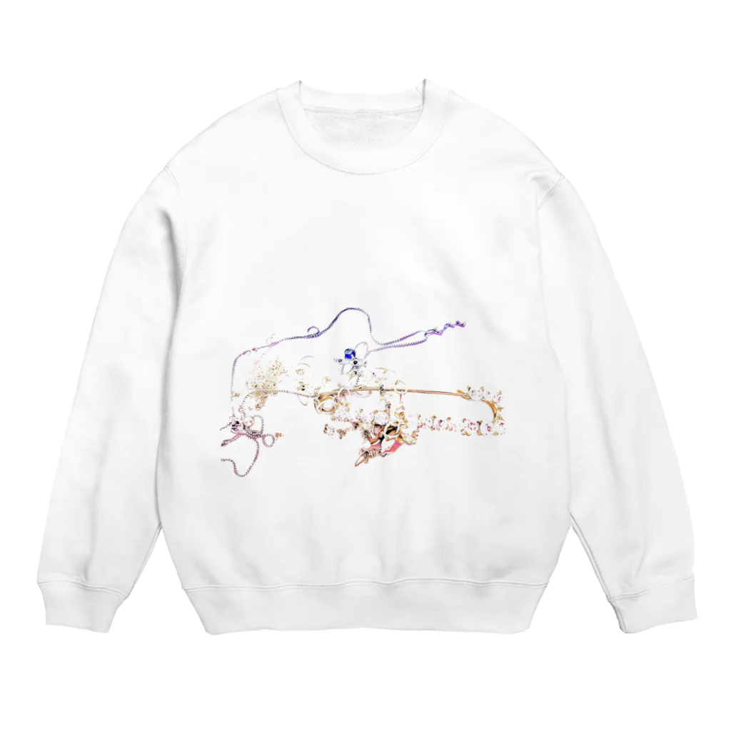 ajajniikoのごちゃごちゃアクセサリー Crew Neck Sweatshirt