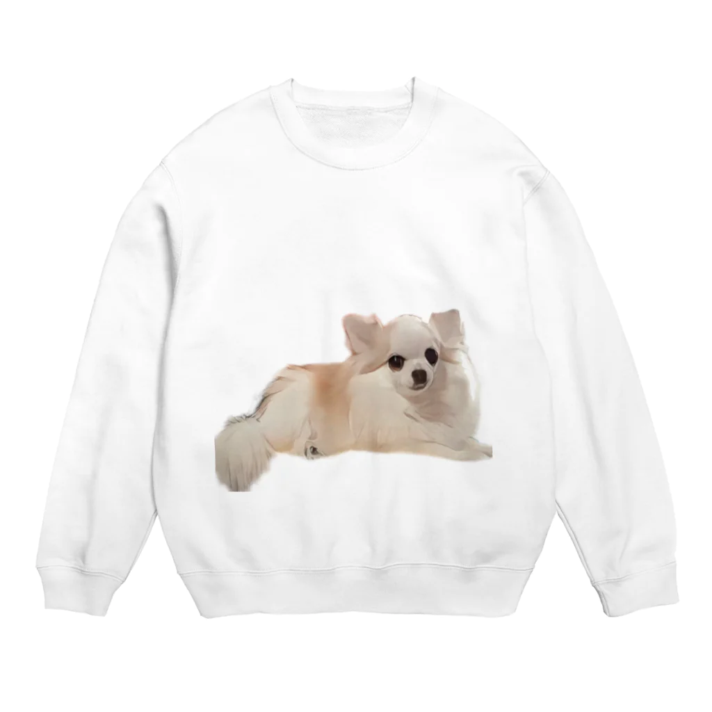 ライダーズの可愛い犬のアイテム Crew Neck Sweatshirt