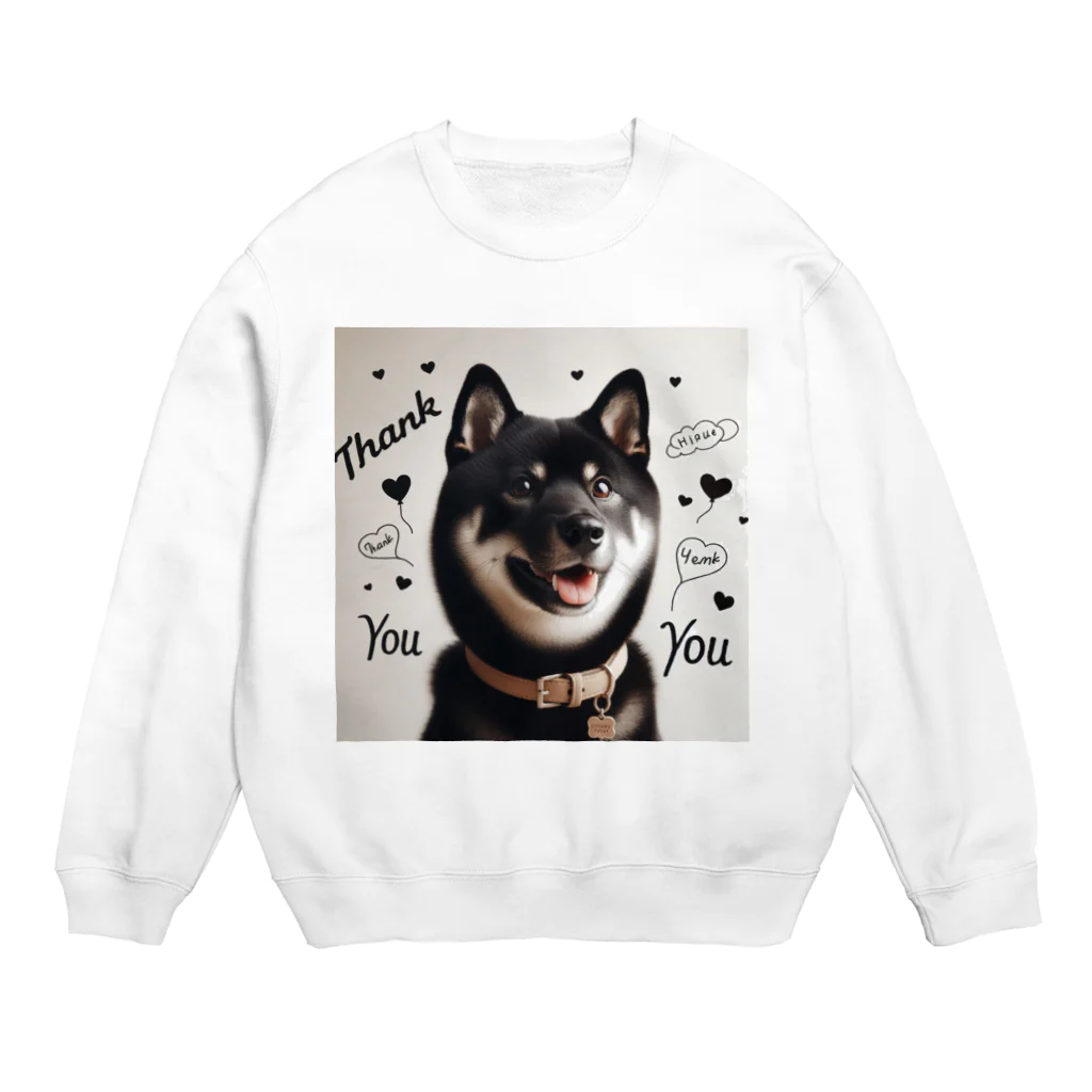 ANTARESの柴犬とありがとう Crew Neck Sweatshirt