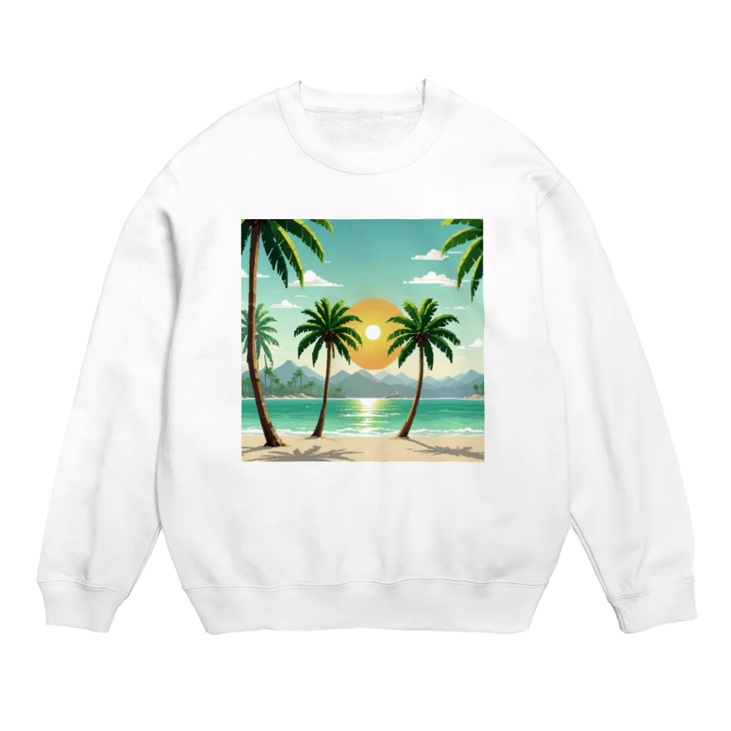 Paradise ExploreのPalmShade Oasis Crew Neck Sweatshirt