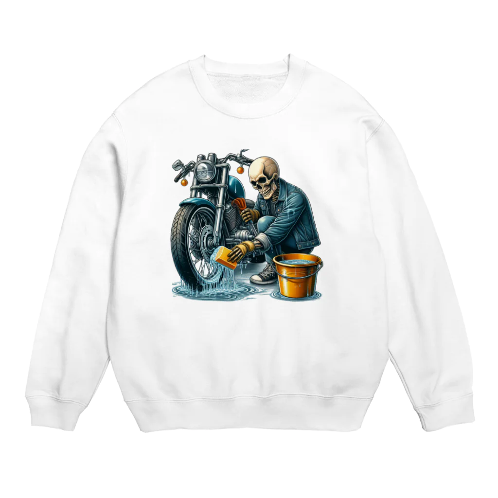 shime_savaの骨の髄まで愛車を磨く！ Crew Neck Sweatshirt