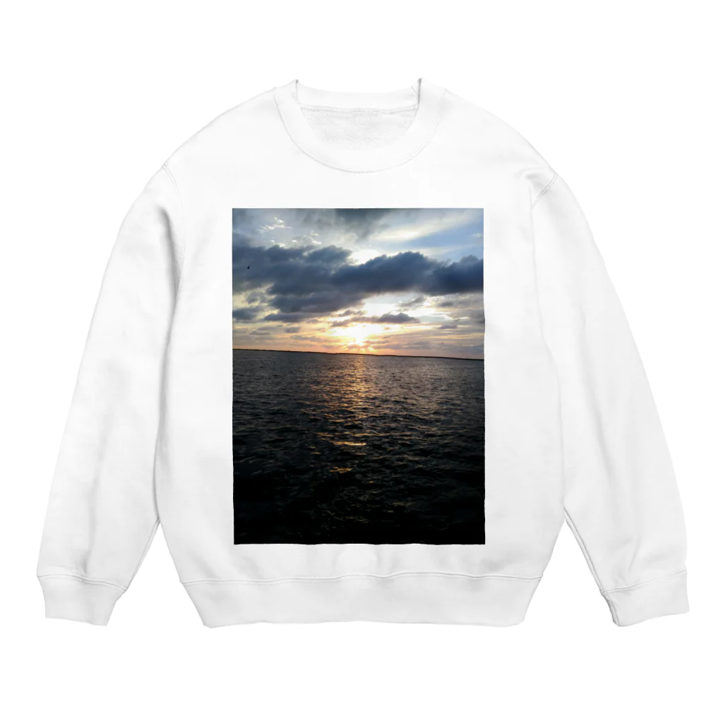 Claireのsunset Crew Neck Sweatshirt