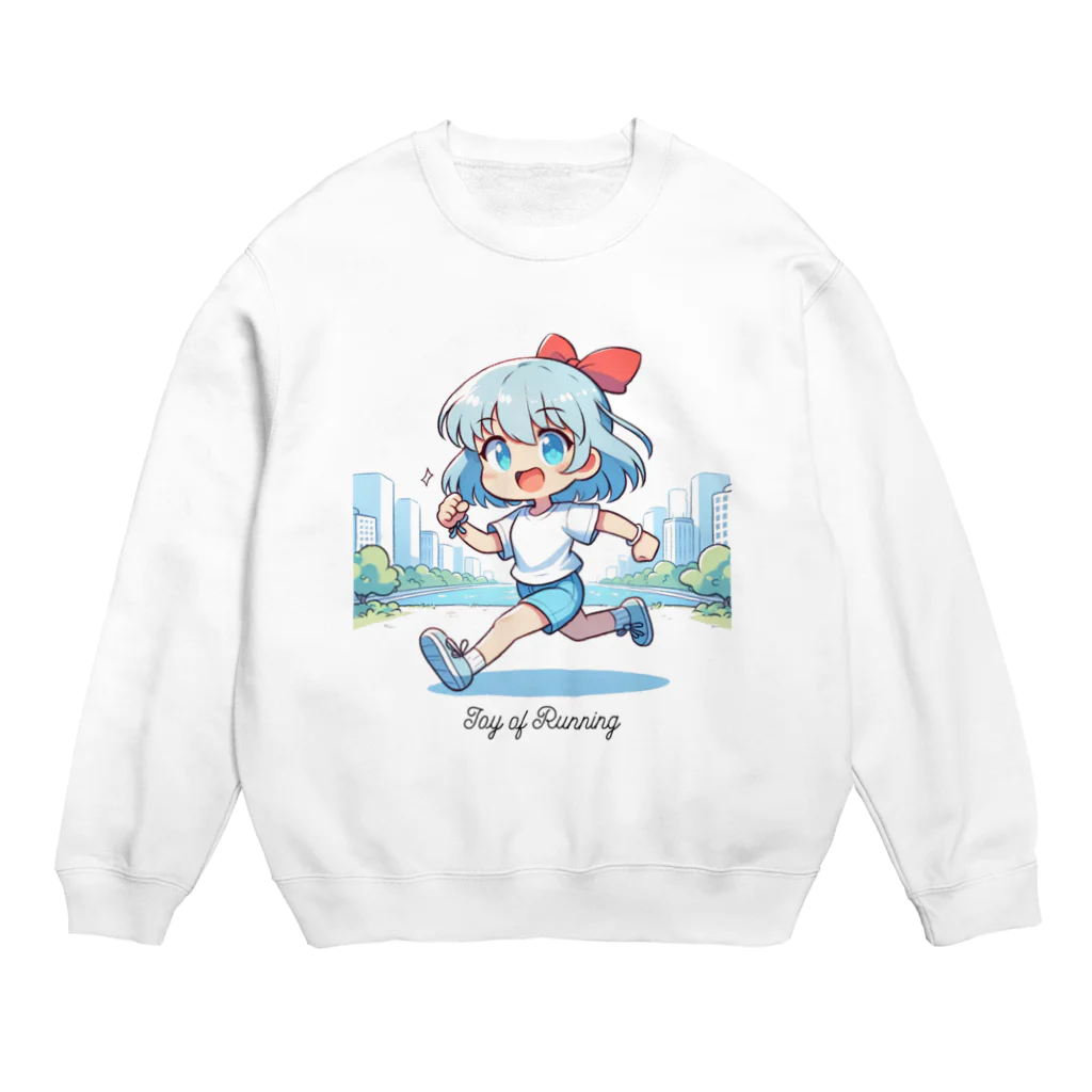 チェリモヤのゆるラン女子 02 Crew Neck Sweatshirt