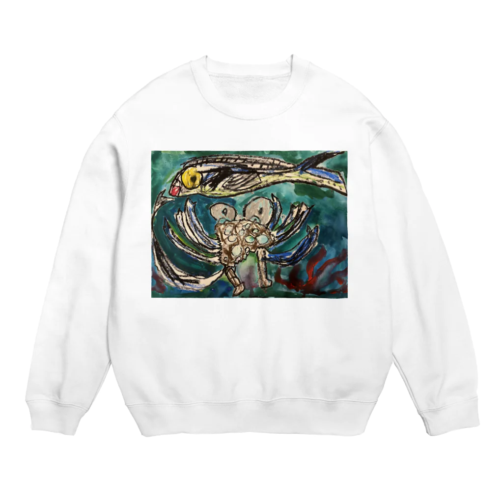 ちよかこ🕊️のおさかに Crew Neck Sweatshirt