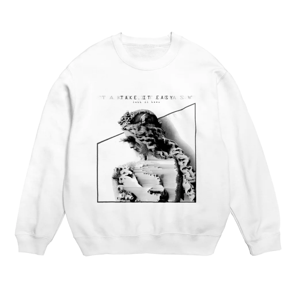 T.I.E STOREのT.I.E WHITE Crew Neck Sweatshirt