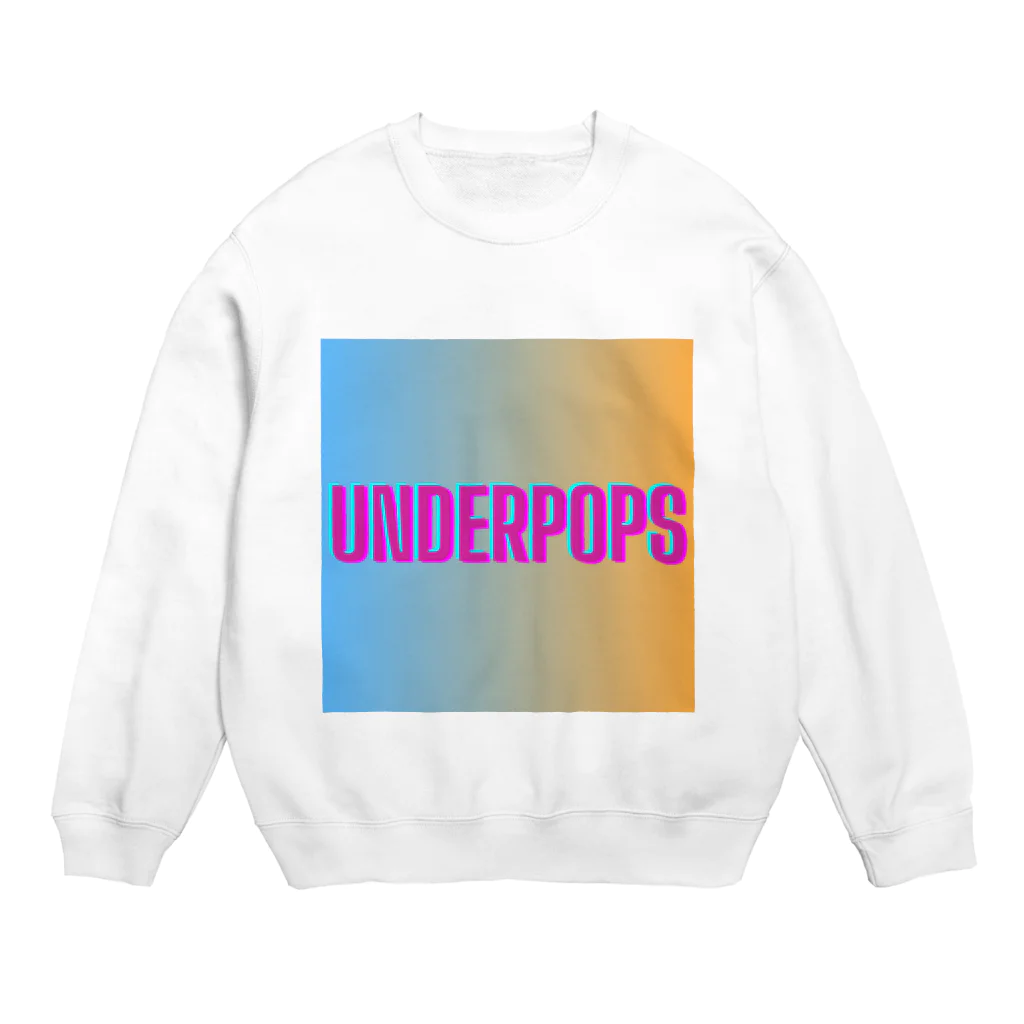 UnderpopSのUnderpopS　ロゴ　グラデパターン Crew Neck Sweatshirt