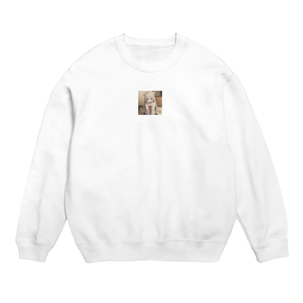 nosutarujiaの獣耳少女a Crew Neck Sweatshirt