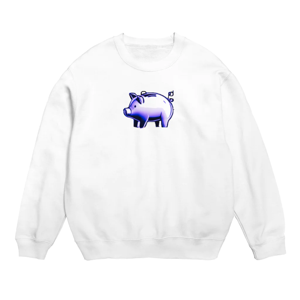 NaROOMの幸せのブタさん🐖💗 -アメジスト Crew Neck Sweatshirt