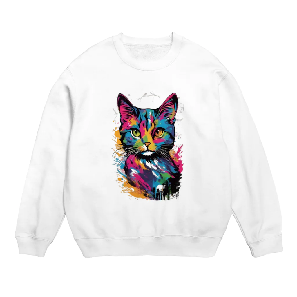 japanese-creatorの猫　デザインTシャツ　アート　グラフィック スウェット