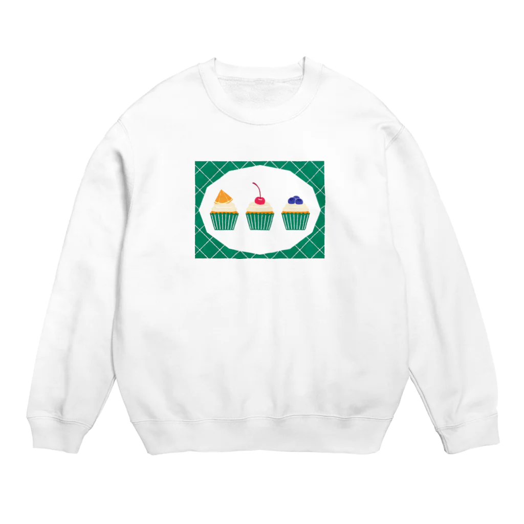 ホンダマイのカップケーキ Crew Neck Sweatshirt