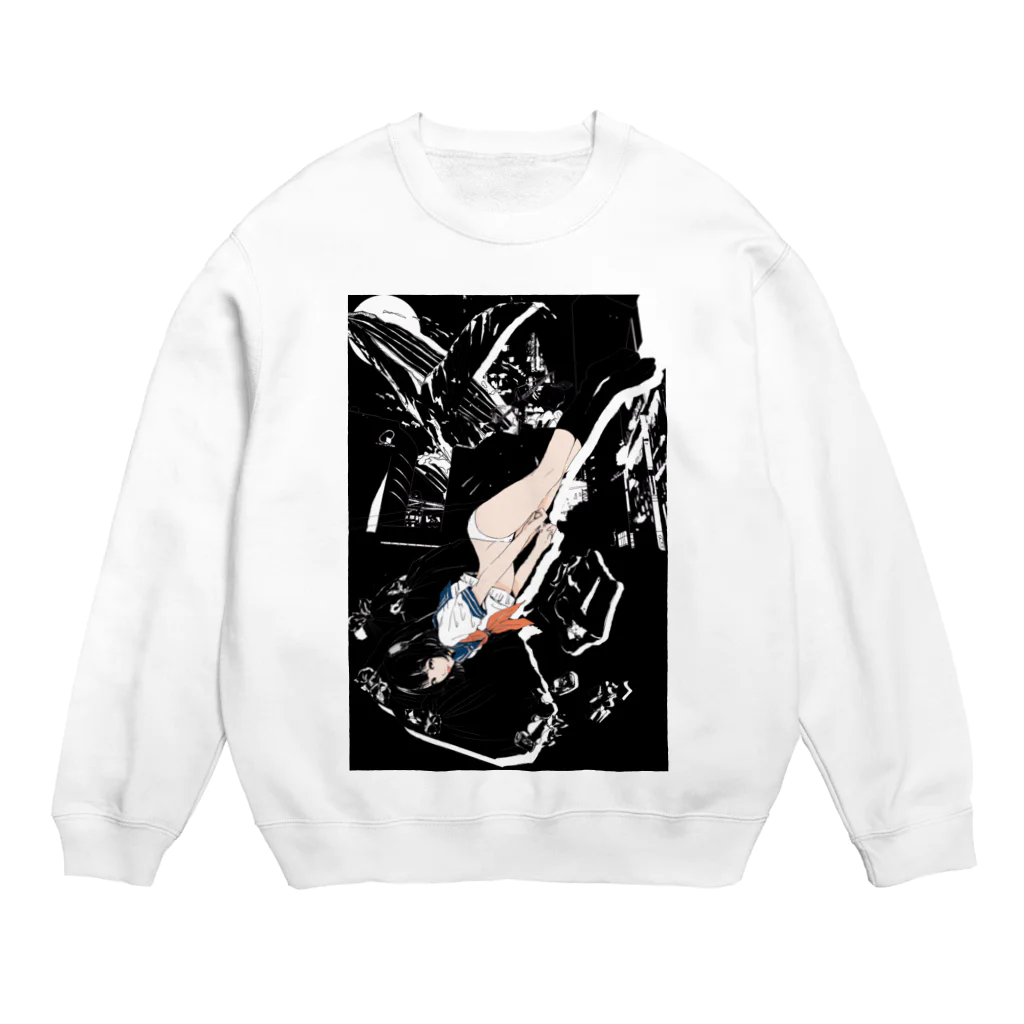 タナカ ヒロキの愛の歌 Crew Neck Sweatshirt