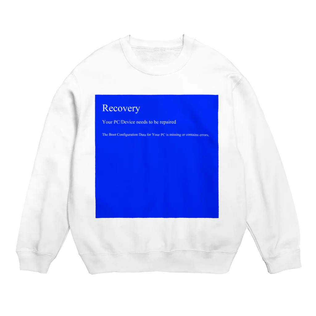 DULTONのブルーバックエラー Crew Neck Sweatshirt