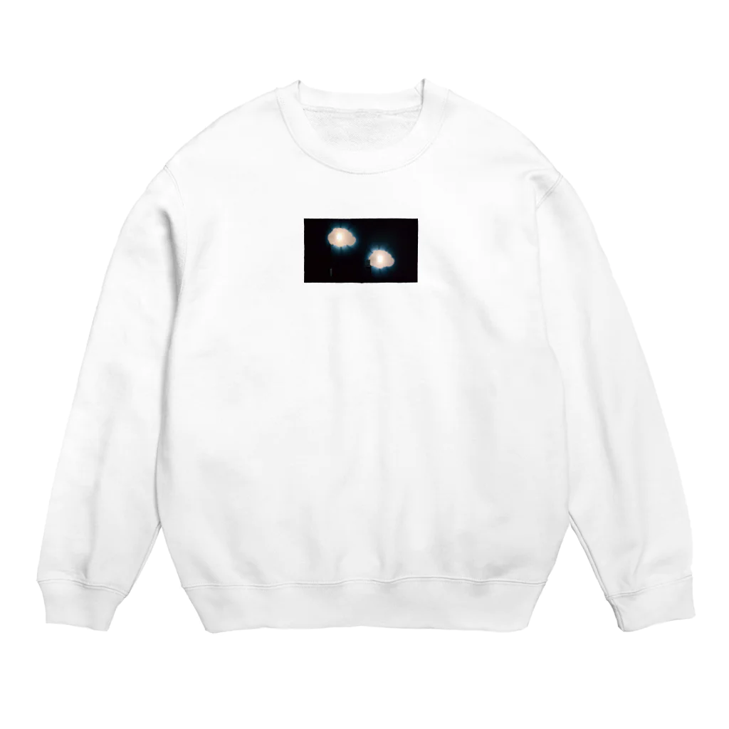 おばけ研究所の黙々 Crew Neck Sweatshirt