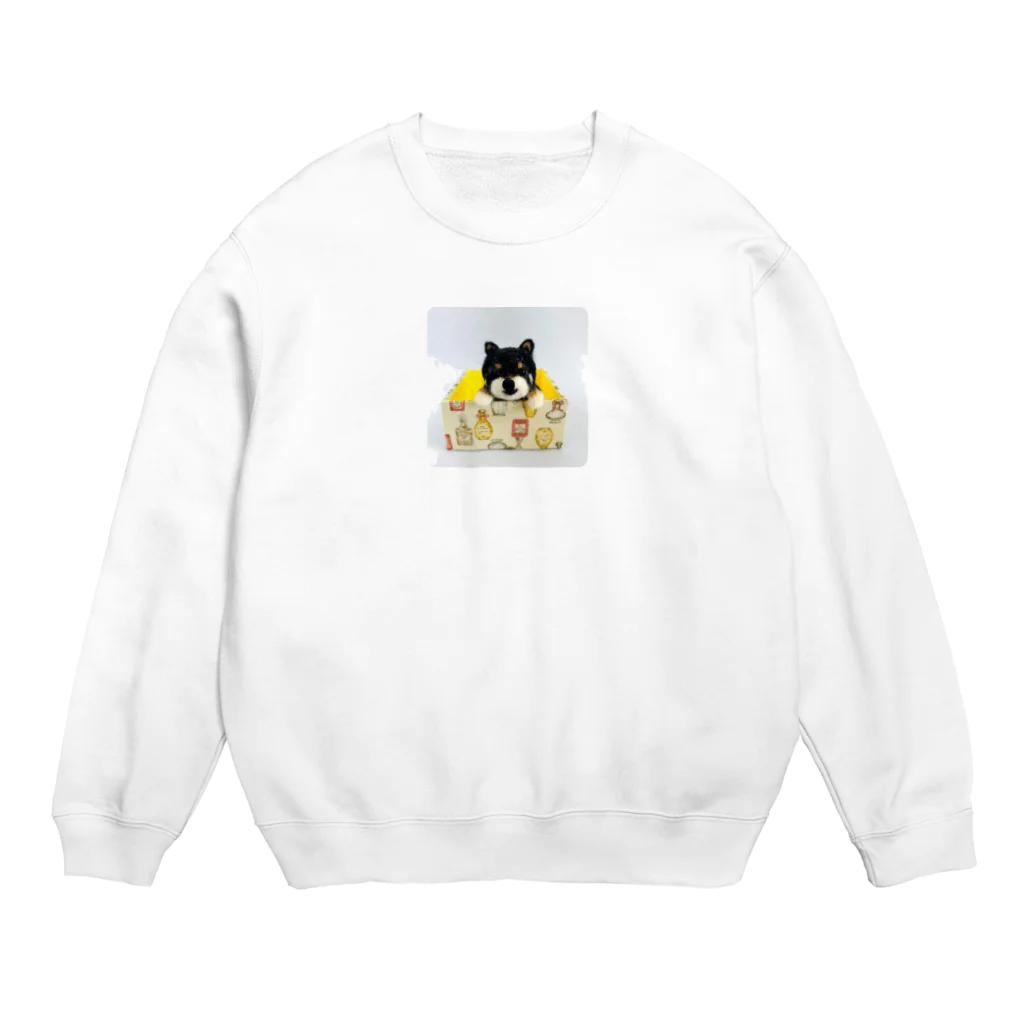 黒柴むさし君の黒柴むさし Crew Neck Sweatshirt