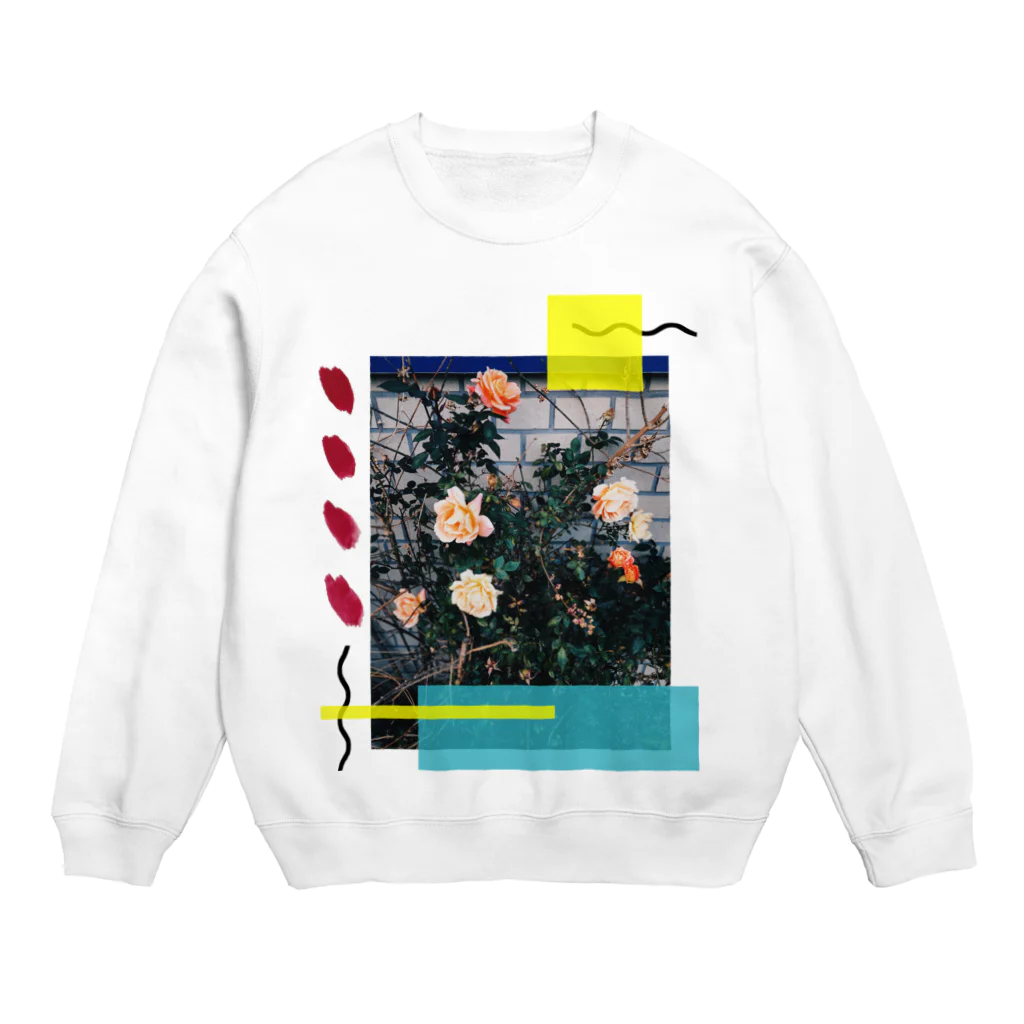 こだまのバラ Crew Neck Sweatshirt