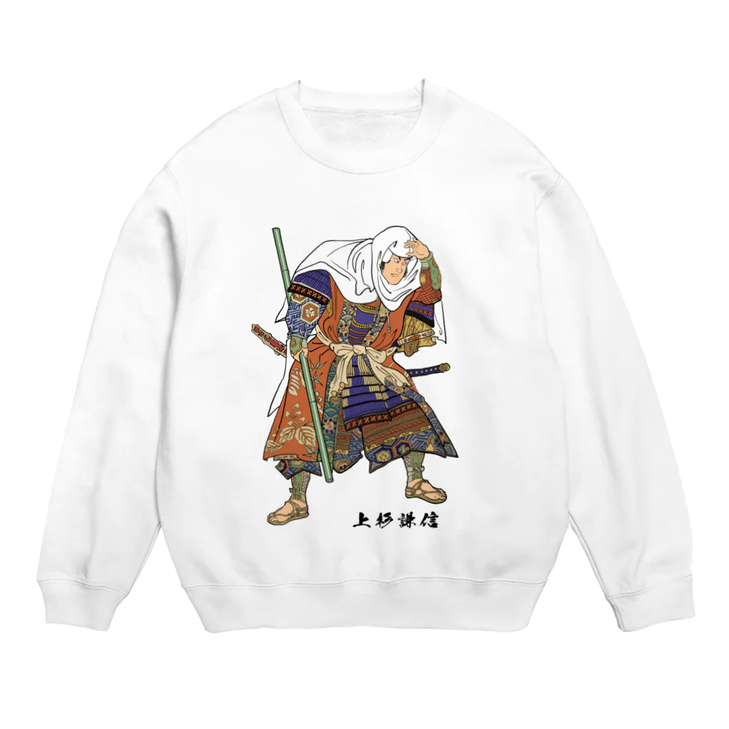 freehandの戦国武将・上杉謙信 Crew Neck Sweatshirt