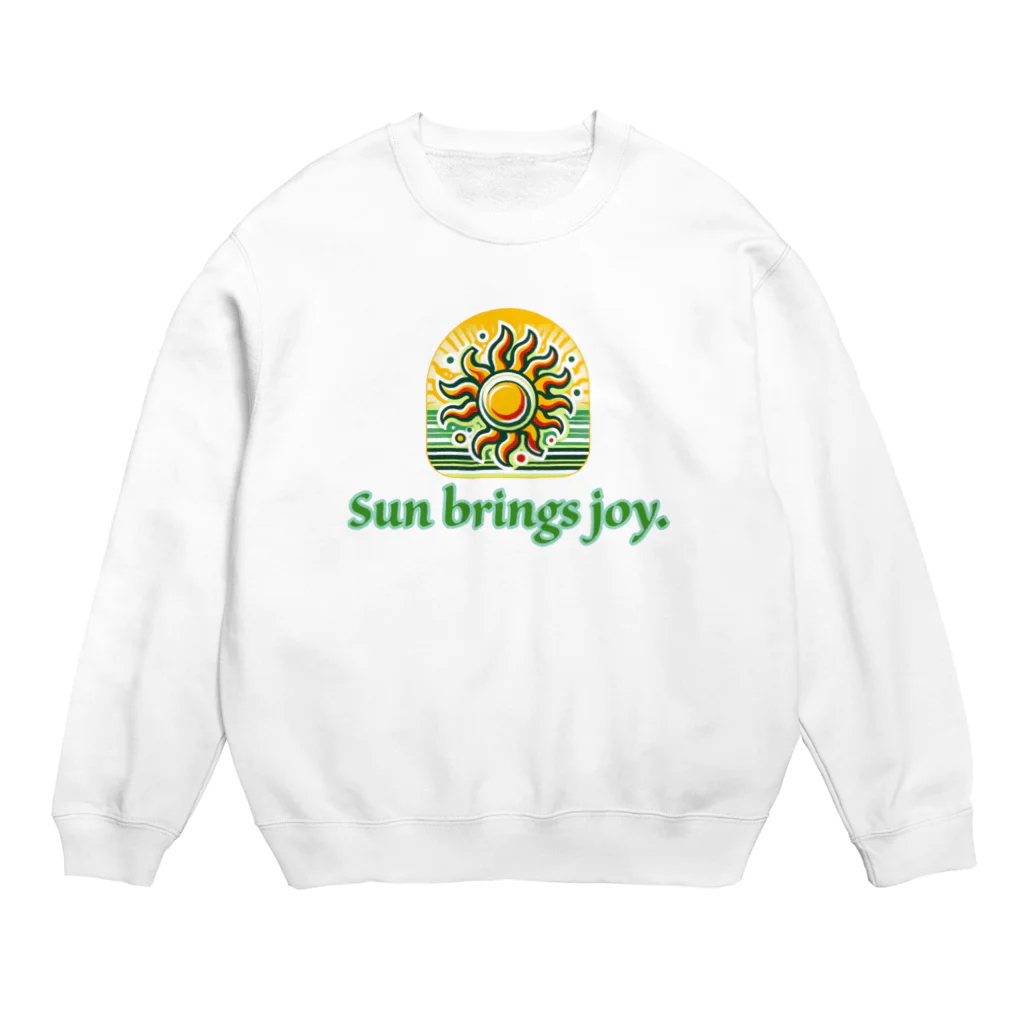 tora2216のSun San San 太陽 Crew Neck Sweatshirt