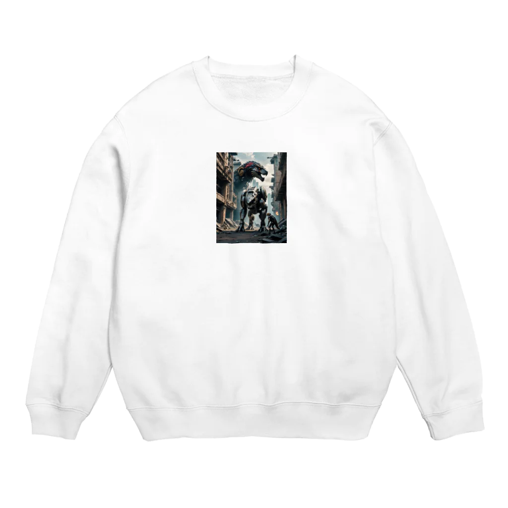 OTIRUBUTUBUTUのゴジラ？ Crew Neck Sweatshirt