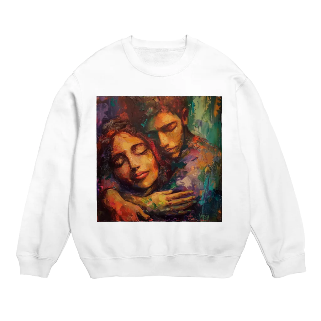 AQUAMETAVERSEの抱擁 Crew Neck Sweatshirt