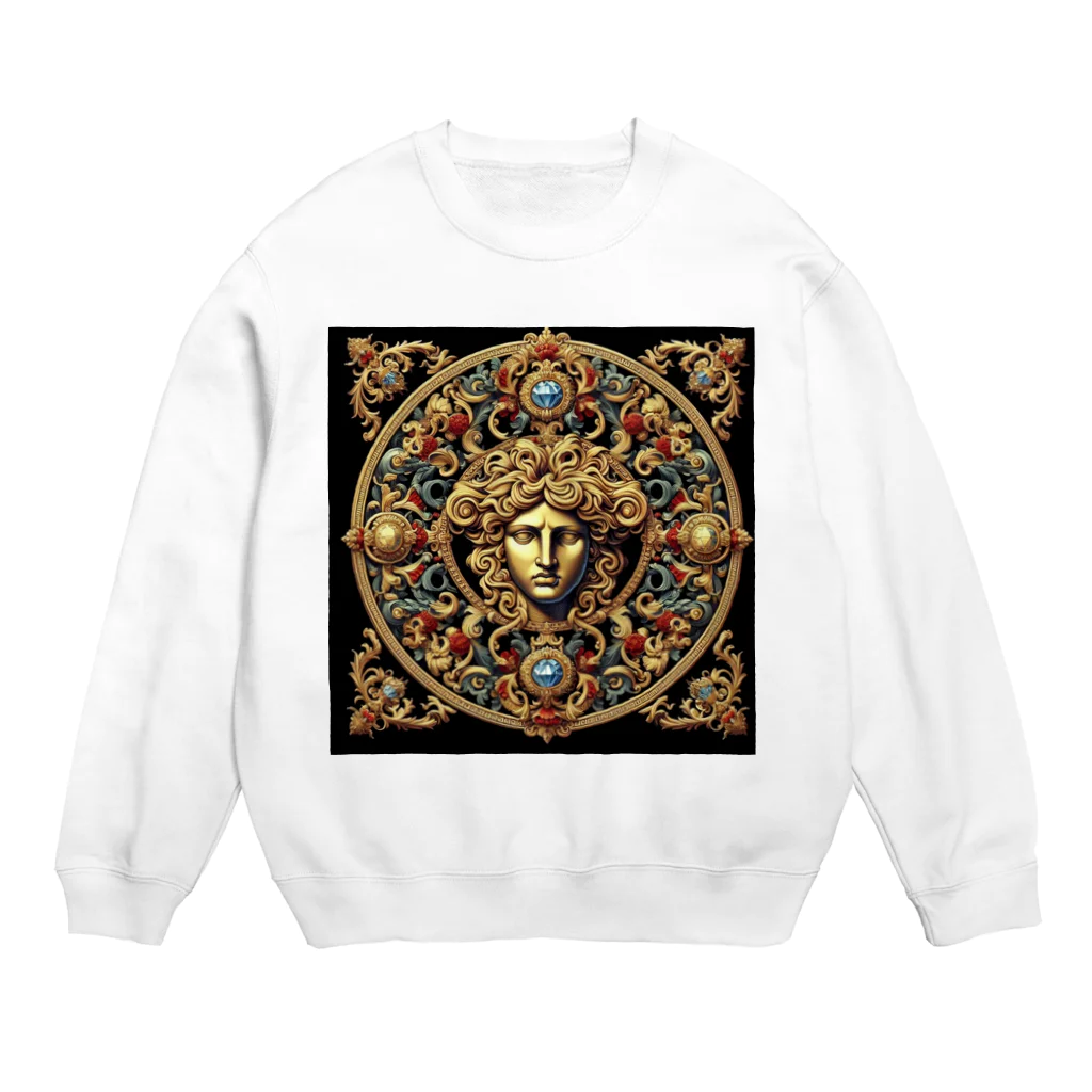 BABYLON  Channel　aiのRenaissance  柄 Crew Neck Sweatshirt