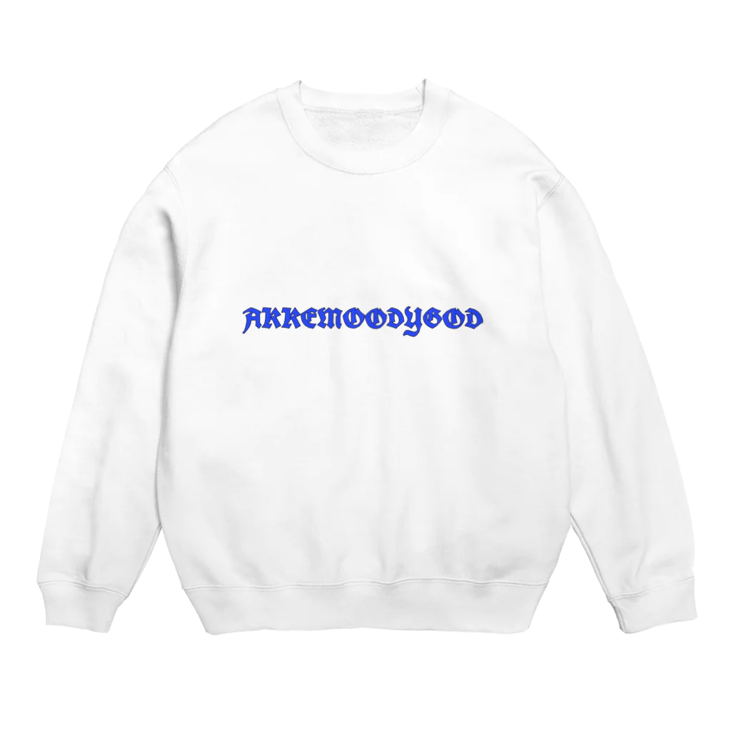 死死死=Dead By DeaDeadのAKKEMOODYGOD (Name Logo2) Crew Neck Sweatshirt