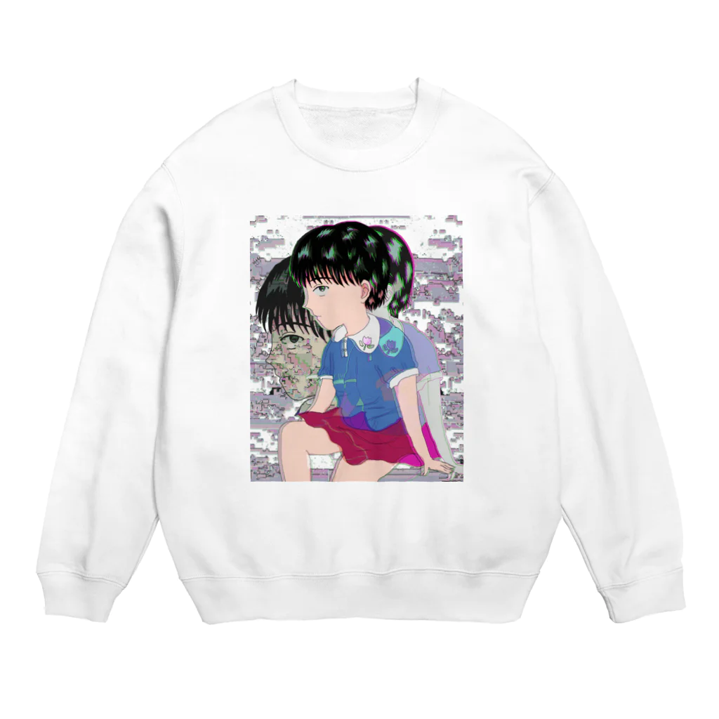 お茶の間デジタルKIDSの休み時間の向こう側 Crew Neck Sweatshirt