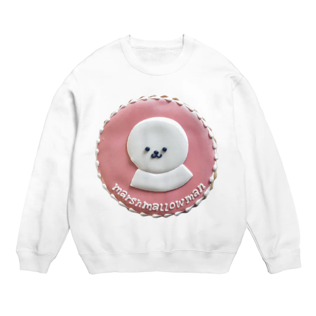 マシュマロマンのマシュマロマン公式　ビションフリーゼ  Crew Neck Sweatshirt