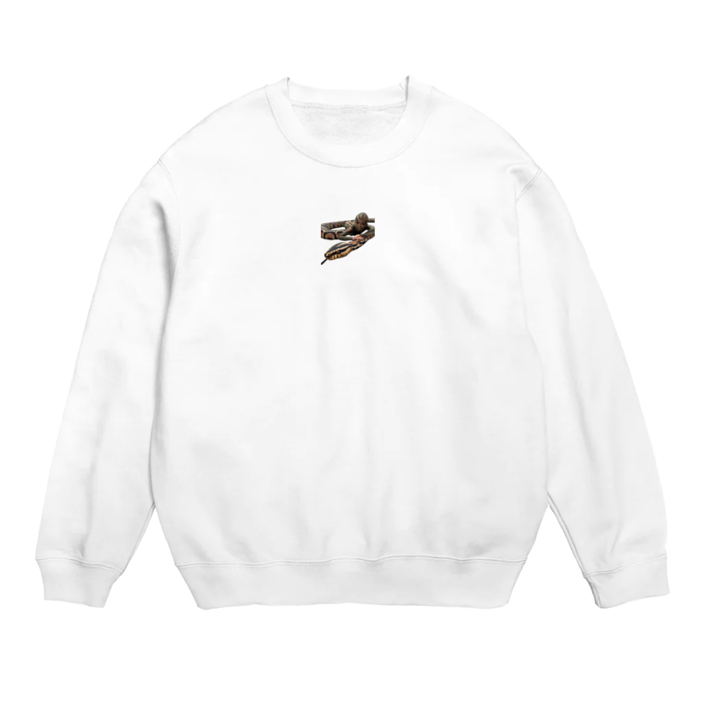 reptilesの怪人ヘビ女 Crew Neck Sweatshirt