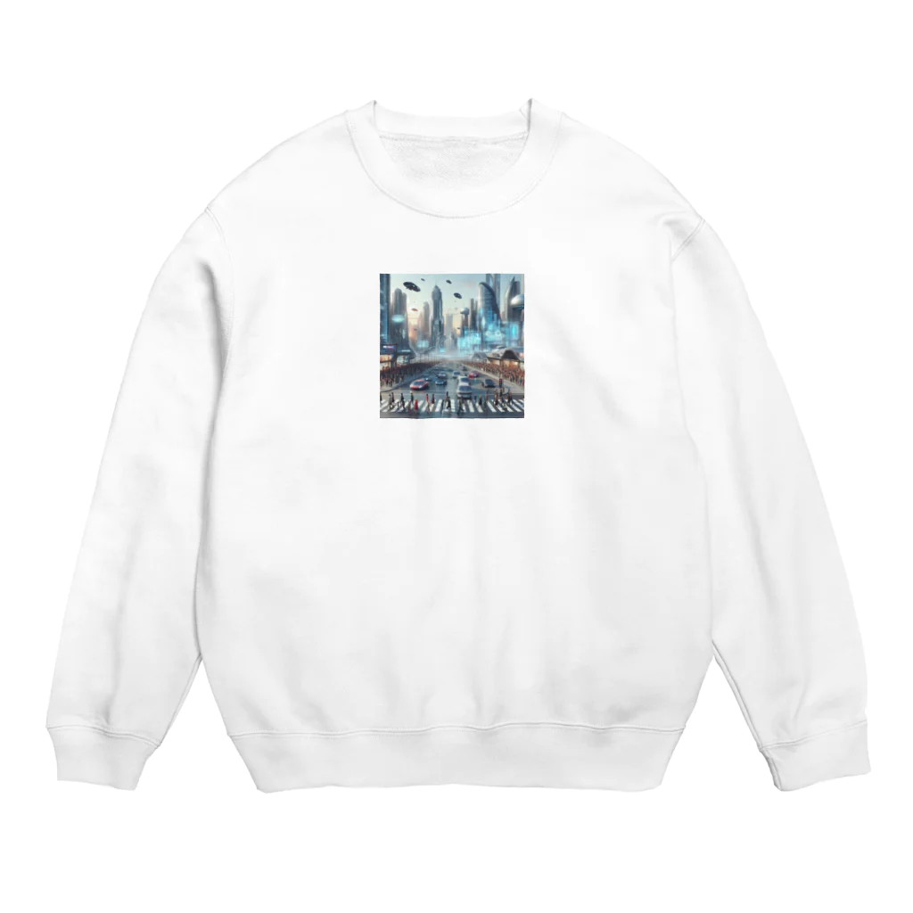 wワンダーワールドwの30世紀001 Crew Neck Sweatshirt