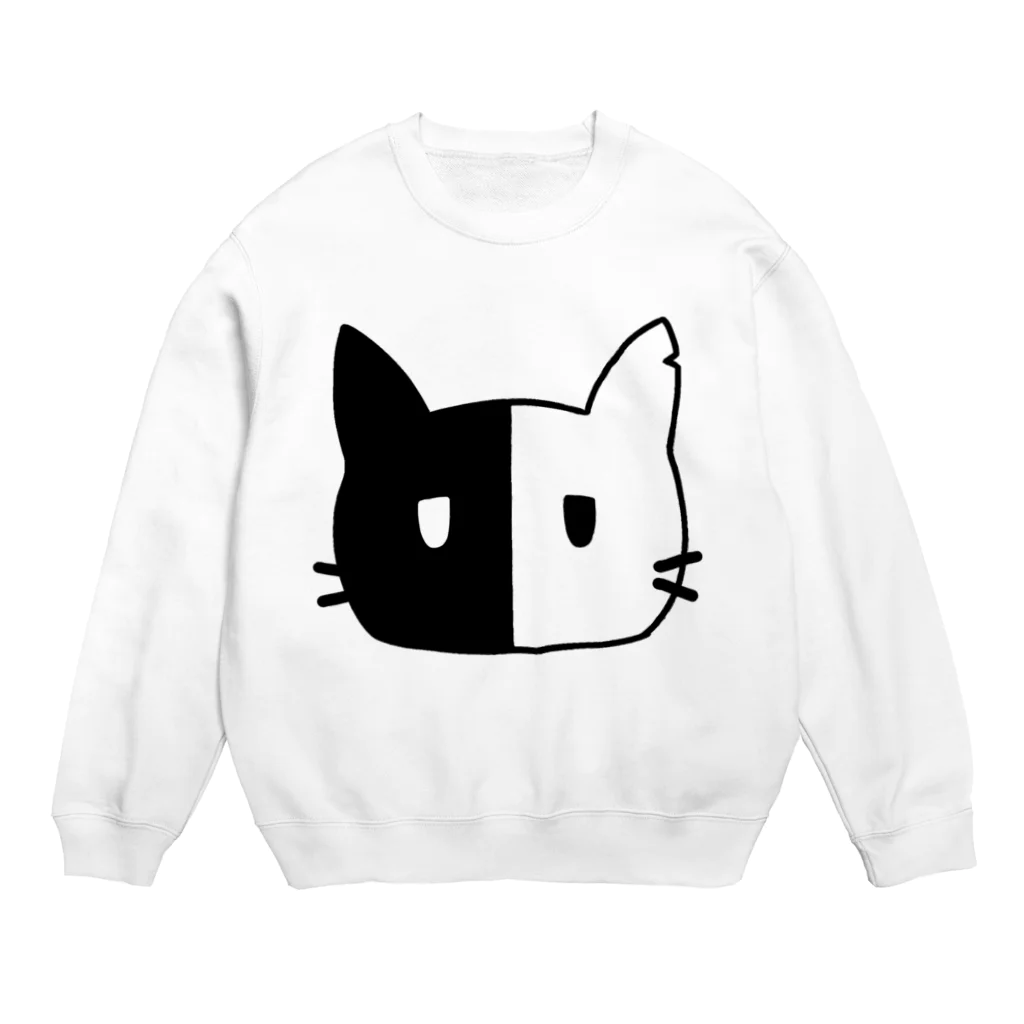 華燐~karin~の白黒ねこ(通常) Crew Neck Sweatshirt