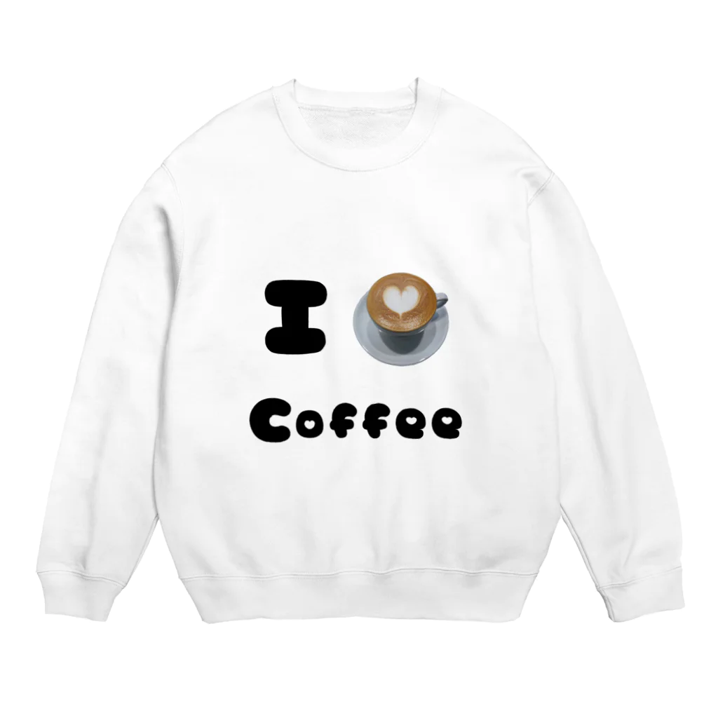 BIMAMECOFFEEのI♡coffee Crew Neck Sweatshirt