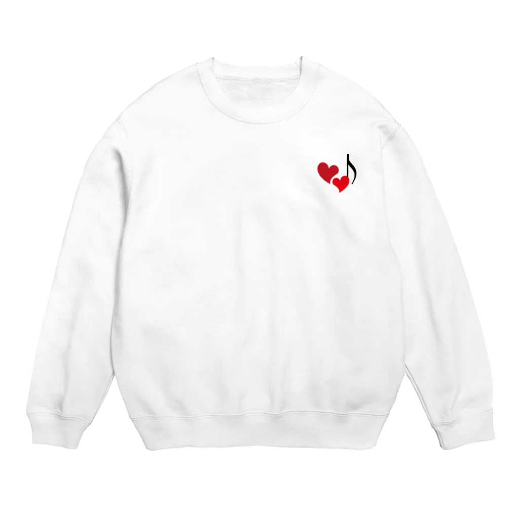 Harmony-HubのLove Note♪ Crew Neck Sweatshirt