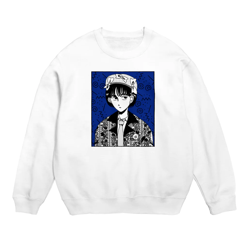 犬猫プリティ屋の知らんぷり Crew Neck Sweatshirt