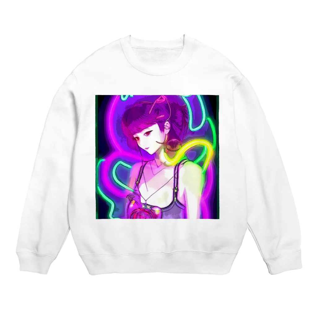 きゅぴきゅぴガールのお色気★きゅぴきゅぴガール Crew Neck Sweatshirt