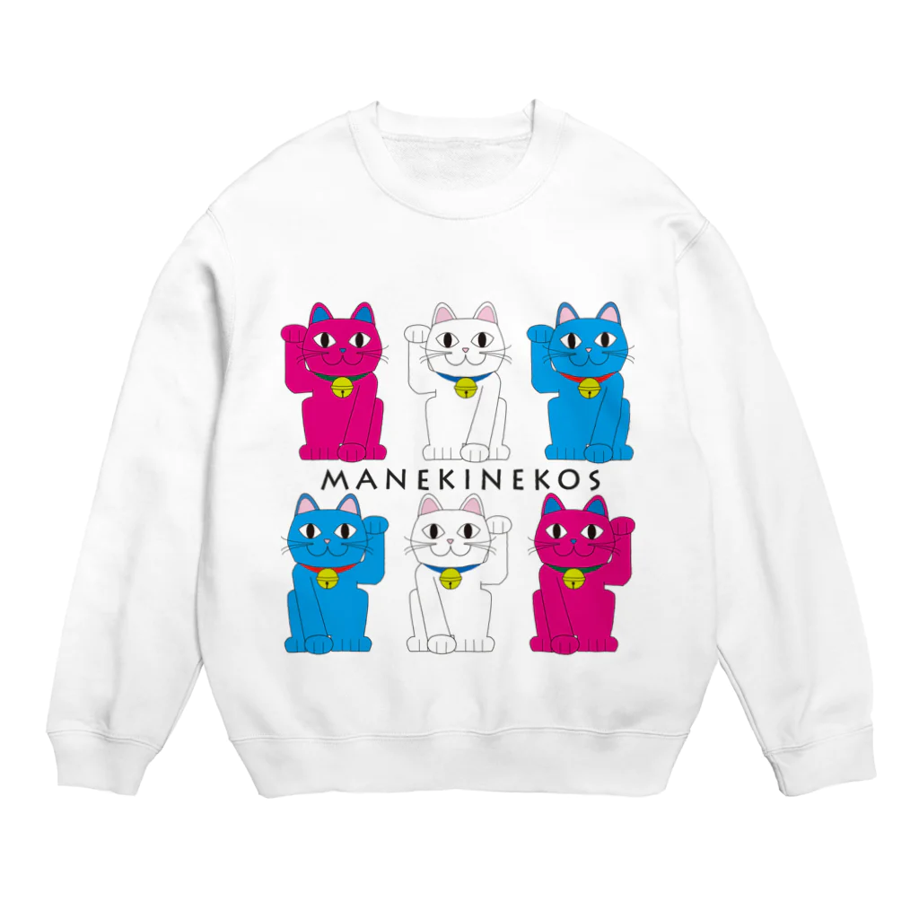 NANAKO DECORATIONのまねきねこズ Crew Neck Sweatshirt