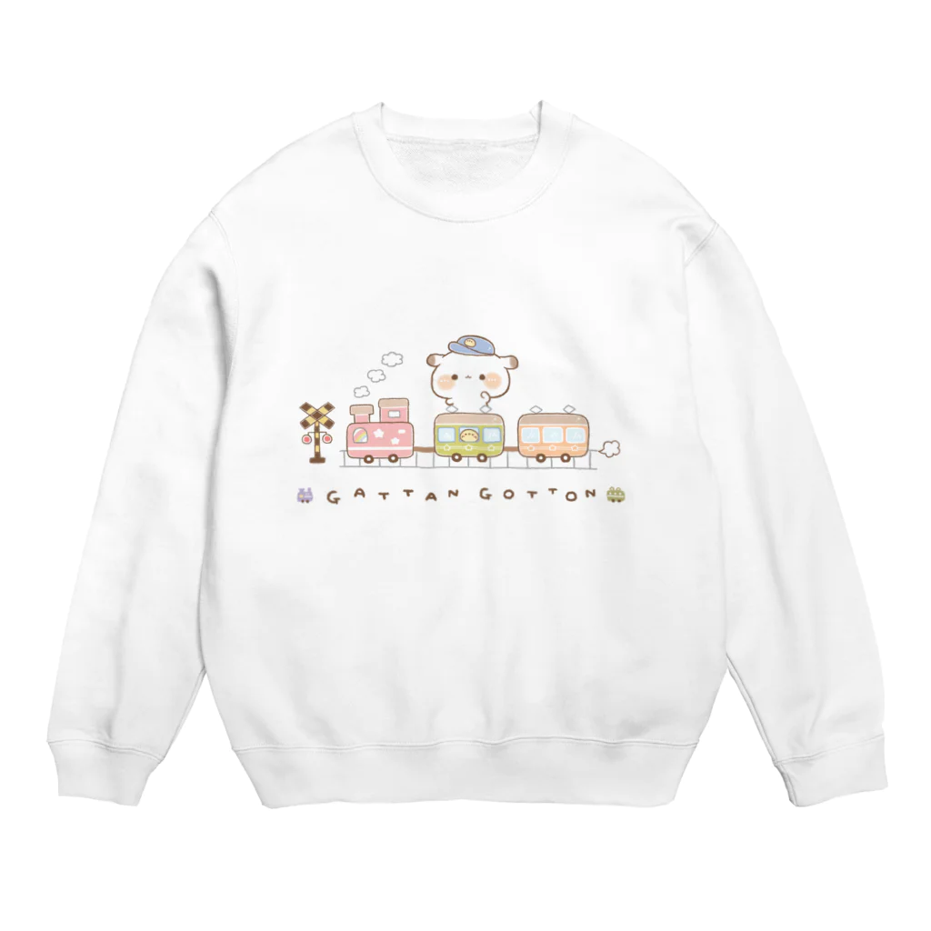 かなちのおみせ。のもるちゃん汽車ぽっぽ。 Crew Neck Sweatshirt