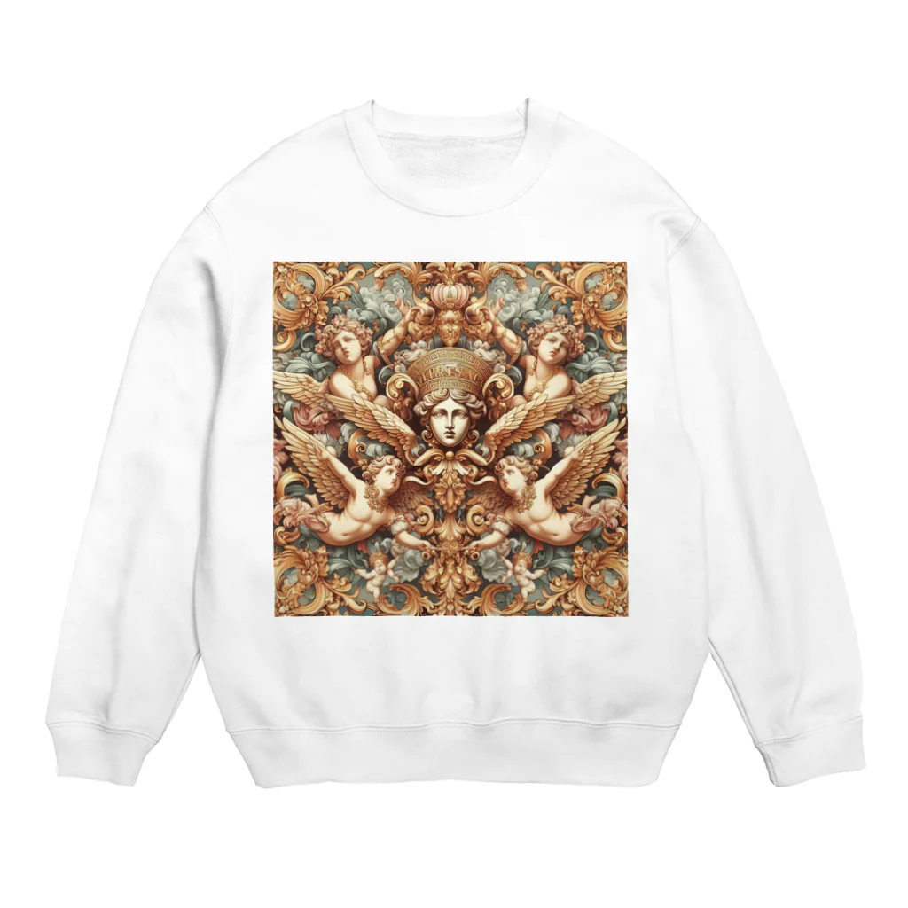 BABYLON  Channel　aiのRenaissance  バロック模様 Crew Neck Sweatshirt