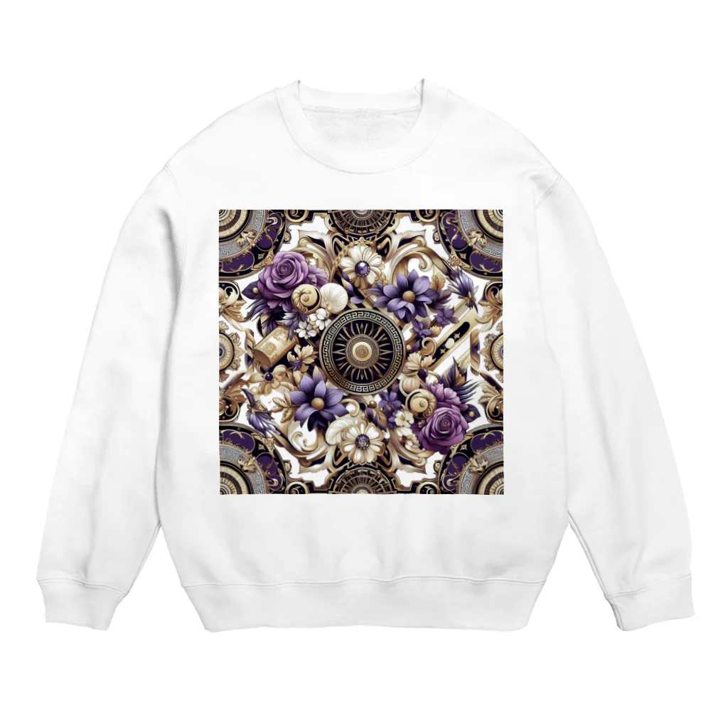 BABYLON  Channel　aiのバロック模様　華　Renaissance Crew Neck Sweatshirt