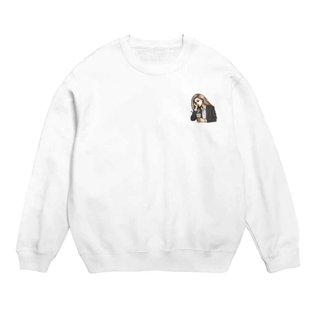 ETOWA_TOWAのDaydreaming Desk Diva Crew Neck Sweatshirt